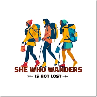 She Who Wanders Is Not Lost Posters and Art